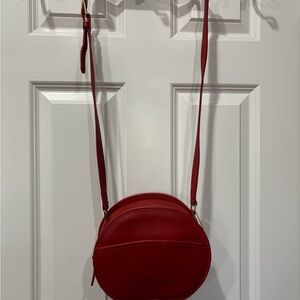 Vintage coach Red Leather Crossbody Bag